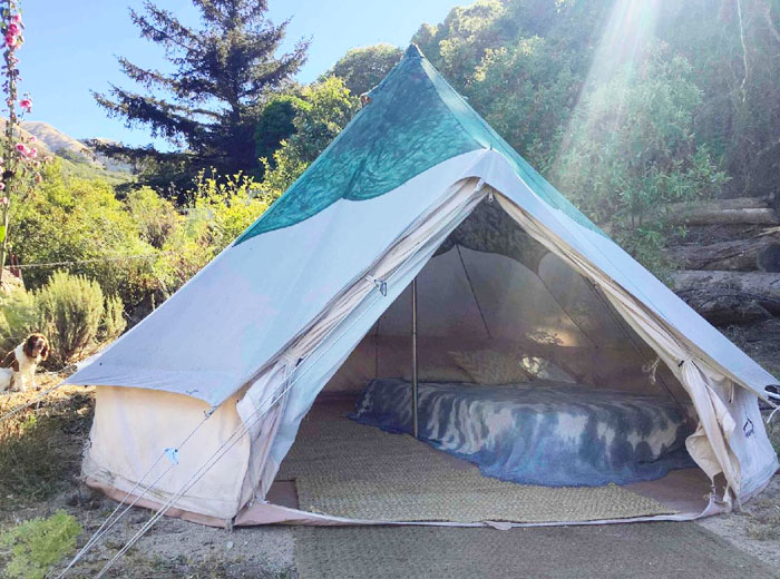 Big Sur Retreat Bell Tent Glamping